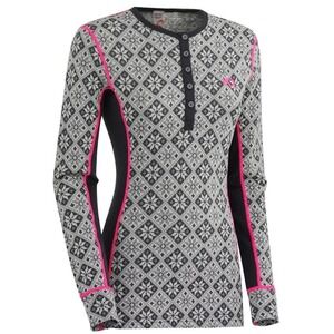 Kari Traa Nordic Print Base Layer Top Size Large